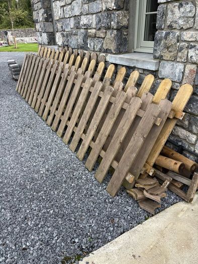 Timber fencing n