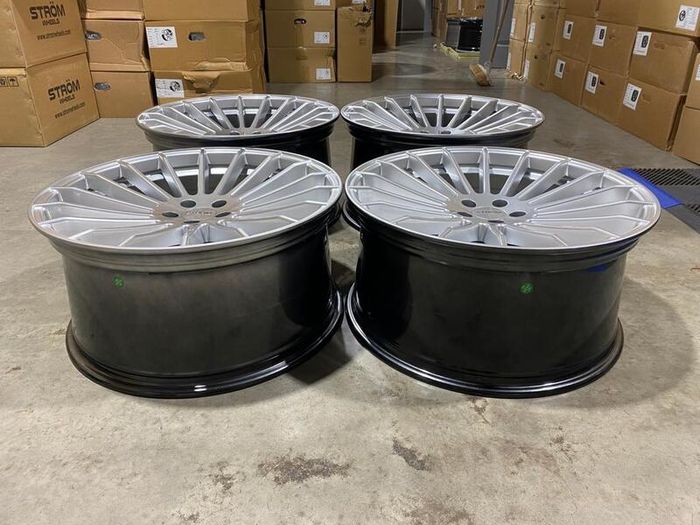 23" Inch Strom Str4 Alloy Wheels Audi Q7 Q8 Sq7 Sq8 Rsq7 Rsq8 5x112