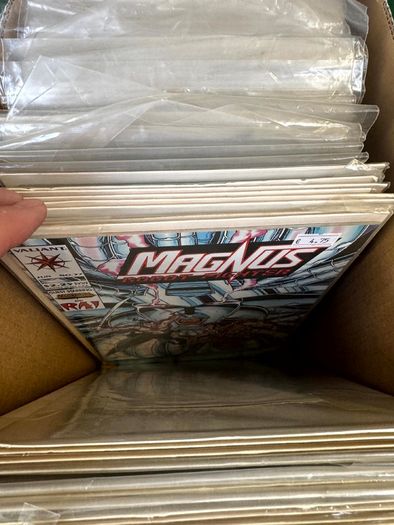 Valiant Long Comic Box w 270 comics for Sale