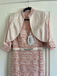 Fabiana Ferri Italian design 2-Piece occasion dress & bolero, UK 10