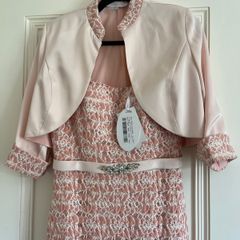 Fabiana Ferri Italian design 2-Piece occasion dress & bolero, UK 10