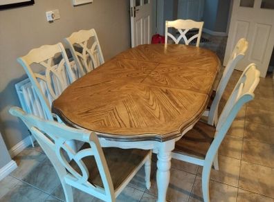 Solid Oak Kitchen Table