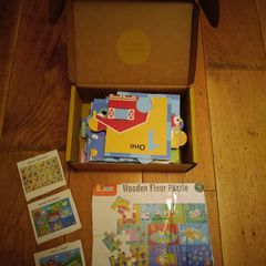Large wooden floor puzzle