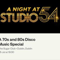 A night at studio 54