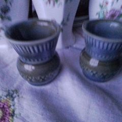 Two Irish Pottery Miniature Vases