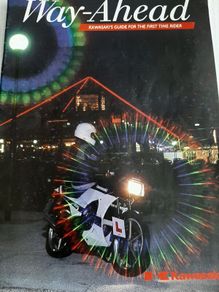 Vintage kawasaki guide motor cycle book