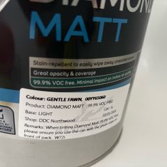 Dulux gentle fawn diamond matte 5L