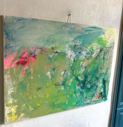 LARGE ORIGINAL ART Original Abstract Landscape