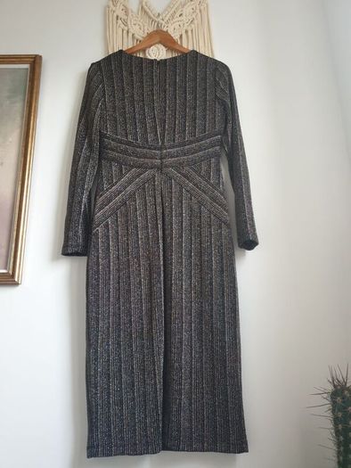 Joseph Ribkoff Gold Thread Dress Size Uk 10