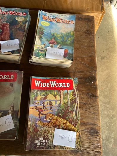 Wide world magazines 1947 to  1960 ( 158 total )