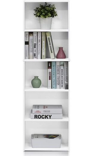 Luder 5-tier Reversible Color Open Shelf Bookcase Multiple Colours Available, See Photos