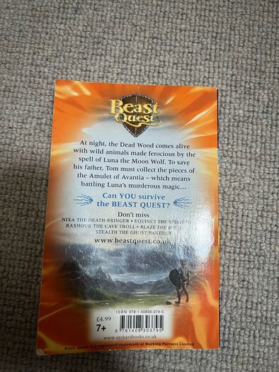 Beast Quest (book 22) - Luna The Moon Wolf