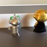 Ryans World 2 Small Rare microfigures titan Gold Ryan & Microverse Robo Gus figure Image 2