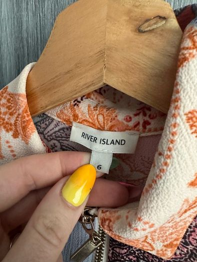 River Island Zip Up Blouse