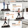 Treadmills Foldable with 10% Incline 1-12KM/H Under Desk Walking Pad with LED Display Remote Control APP Portable Running Machine for Home/Office Jogging Image 10