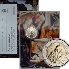 San Marino 2 Euro Base Metals Brilliant Uncirculated Coin 2024 - Ghirlandaio