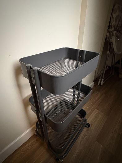 3 Tier Storage Trolley with Wheels