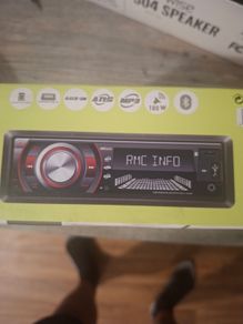 new car radio. In box