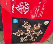Outdoor CHRISTMAS Snowflake light