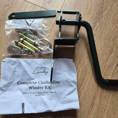 Clothesline winder kit