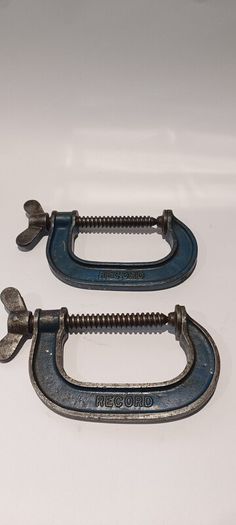 Vintage Pair of Record 3" G Clamps