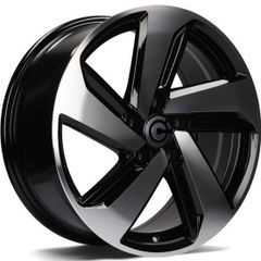 18" Milton Type Black Alloy Wheels Vw Audi Seat Skoda 5x112
