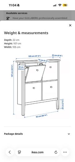 shoe storage unit