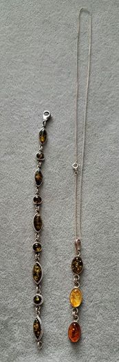 sterling silver Baltic necklace