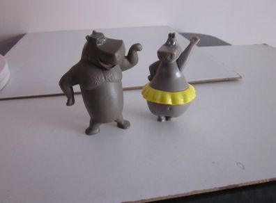Mc Donald's Happy Meal Toys Madagascar Gloria Dancing Hippos