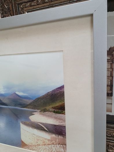 Framed photograph of the Silent Valley reservoir, Co.Down