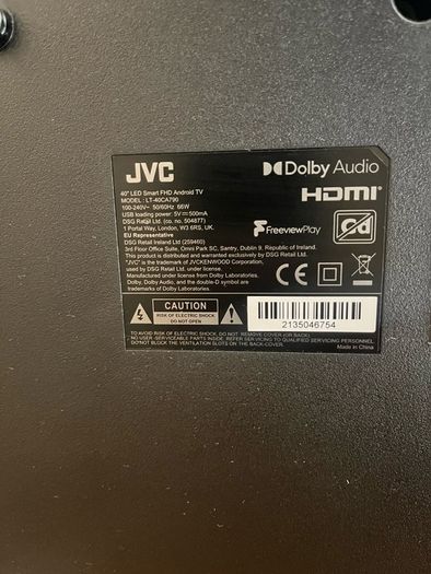 JVC 40 inch LED Smart FHD Andriod TV