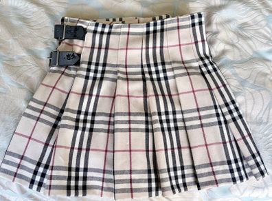Real Vintage Burberry Tartan Skirt Size UK6 (XS)