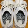 Puma Basket Heart Ladies Jumbo Lace White Patent Leather Trainers UK6 EUR39 Image 8