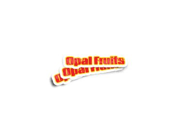 Opal Fruits Retro Glossy Stickers 2-Pack