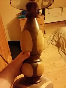 2 Lovely Lamps pure wood