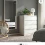 Ikea Nissedal White Mirror Image 3