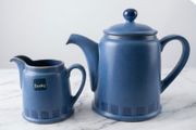 Denby teapot and milk jug