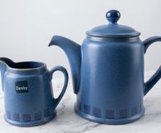 Denby teapot and milk jug