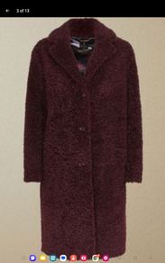 Ted Baker - Nabeli Coat - Deep Burgundy - UK 8 to 10 - BNWT RRP 430