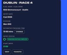 TRYKA Sat July 4 Men's 800 Ticket