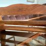 Vintage Mid Century Modern Wooden Spice Rack Shelf Image 10