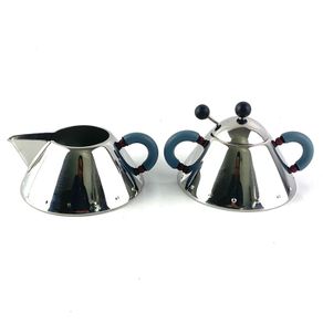 Alessi Michael Graves Sugar Bowl And Creamer