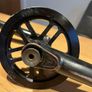 Bmx crankset cranks Eclat 165 and sprocket Image 2