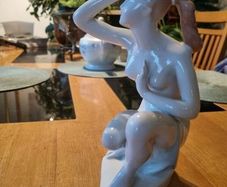 Vintage Budapest Aquincum porcelain figurine