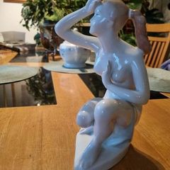 Vintage Budapest Aquincum porcelain figurine