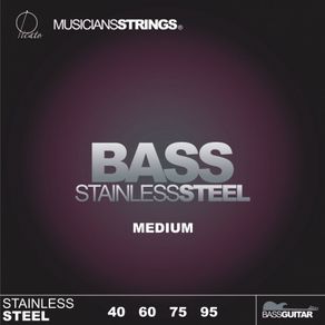 Bass Strings Medium Scale Round Wound Stainless Steel 40-95 Picato