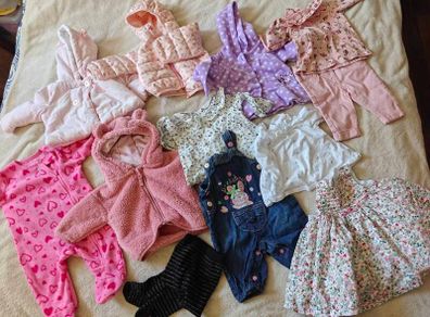 0-3 months baby girl bundle