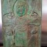 Solid Bronze Replica Irish School 6 Kilo Plaque 7th.Century"Rinnegan Cross" Image 2