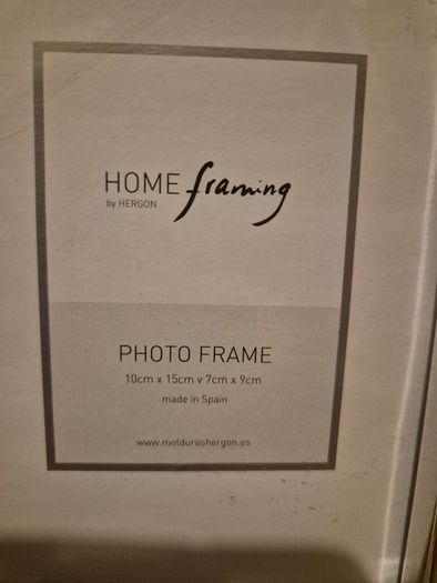 Silver photo frame 10 x 15 cm