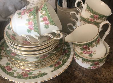 china tea set - 20 pieces - royal stafford